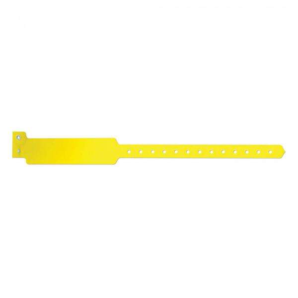 Wristband Identification Polyester Yellow Adult 500/Box